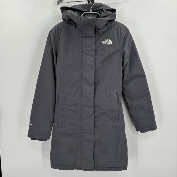 The North Face Arctic Down Parka size XS Women's Full Zip with Hood Smoked Pearl - Picture 1 of 14